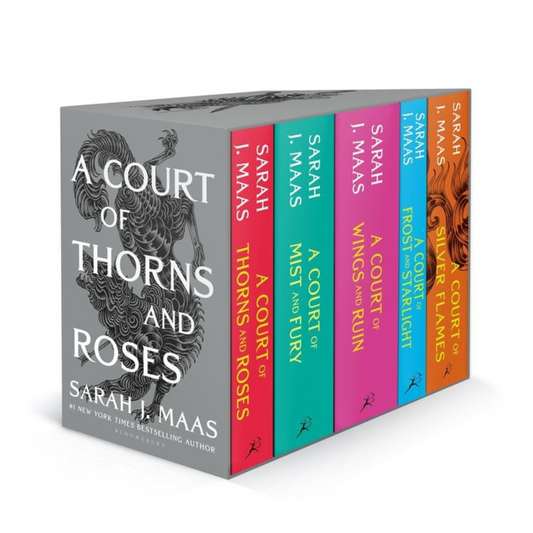 A Court of Thorns and Roses Paperback by Sarah J. Maas (5 books Box Set) (Acotar Series)